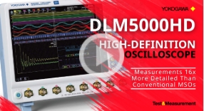 DLM5000HD Series High-Definition Mixed Signal Oscilloscope Product Overview