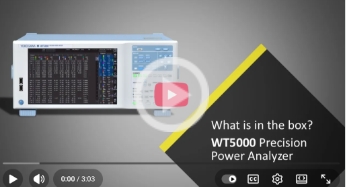 Unboxing a WT5000 Precision Power Analyzer and Accessories