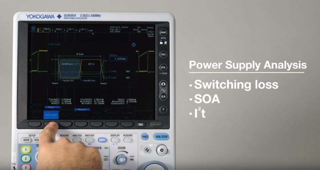 Yokogawa DLM3000 Mixed Signal Oscilloscopes with built-in Analysis