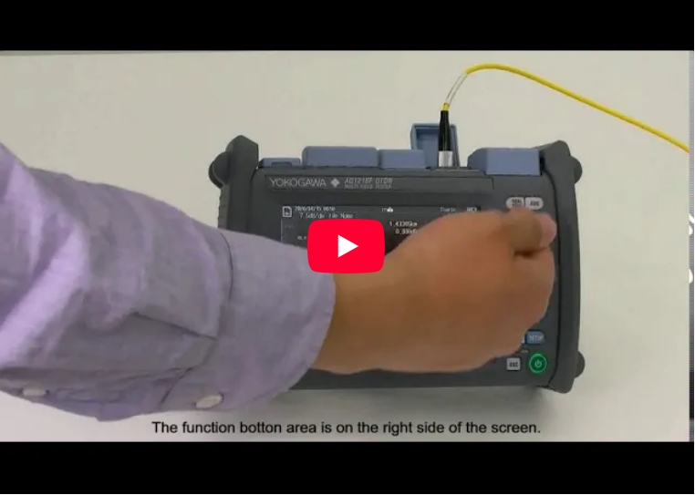 AQ1210 Optical Time Domain Reflectometer - operation guide