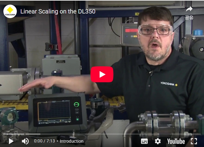 Linear Scaling on the DL350 ScopeCorder