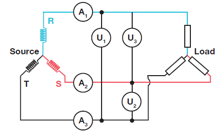 Figure 3 - Three-phase Delta Connection (3V3A)
